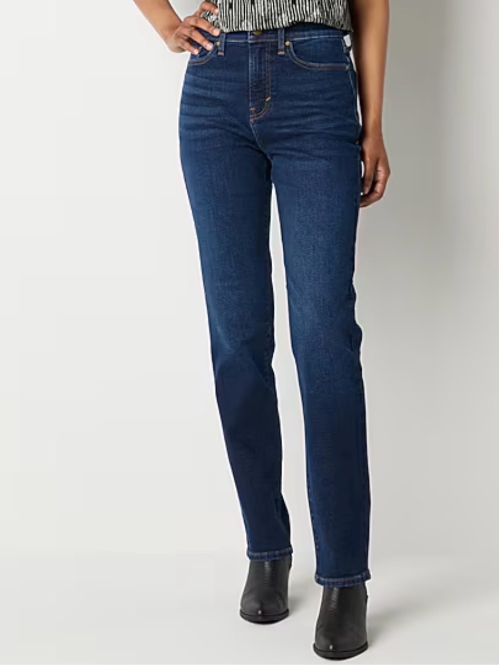 New! A.N.A High Rise Straight Leg Jeans Womens Size 12 Short